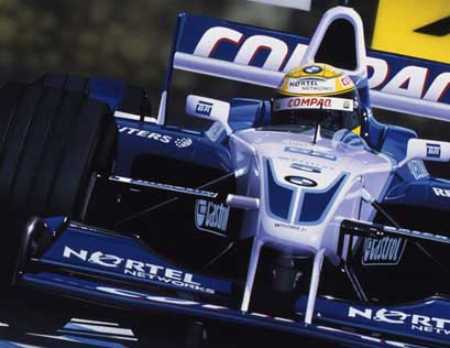 Racing for Williams BMW in the 2001 Formula One Season. Williams F23